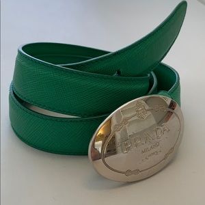 Prada buckle belt